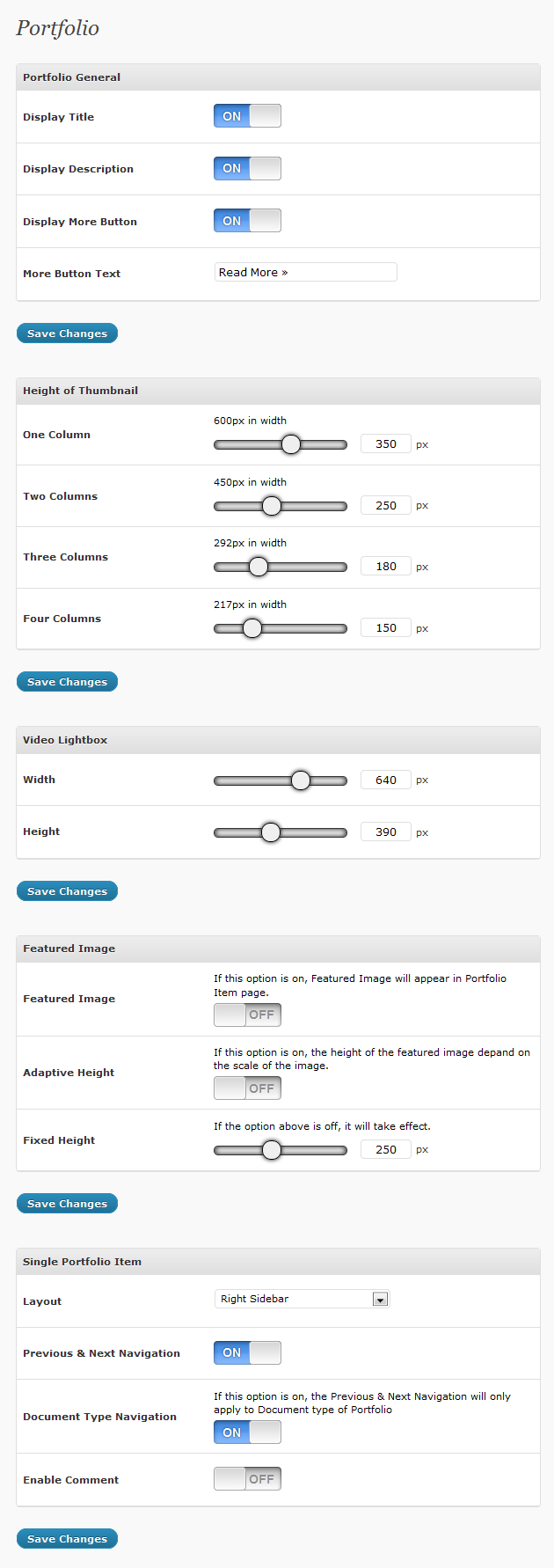 Portfolio Options